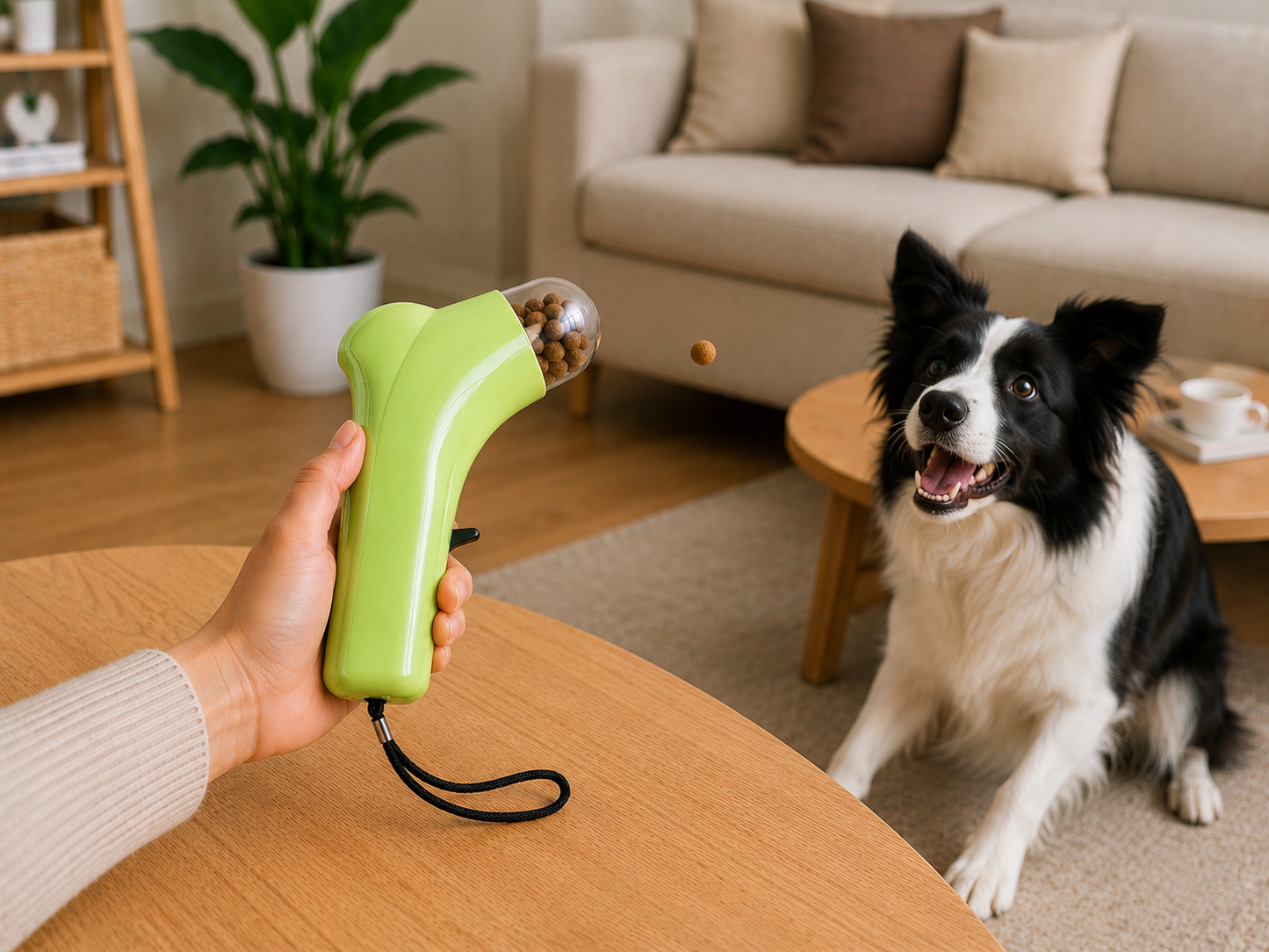 Le Lanci-Croc Malin™ Le propulseur interactif qui stimule son instinct
