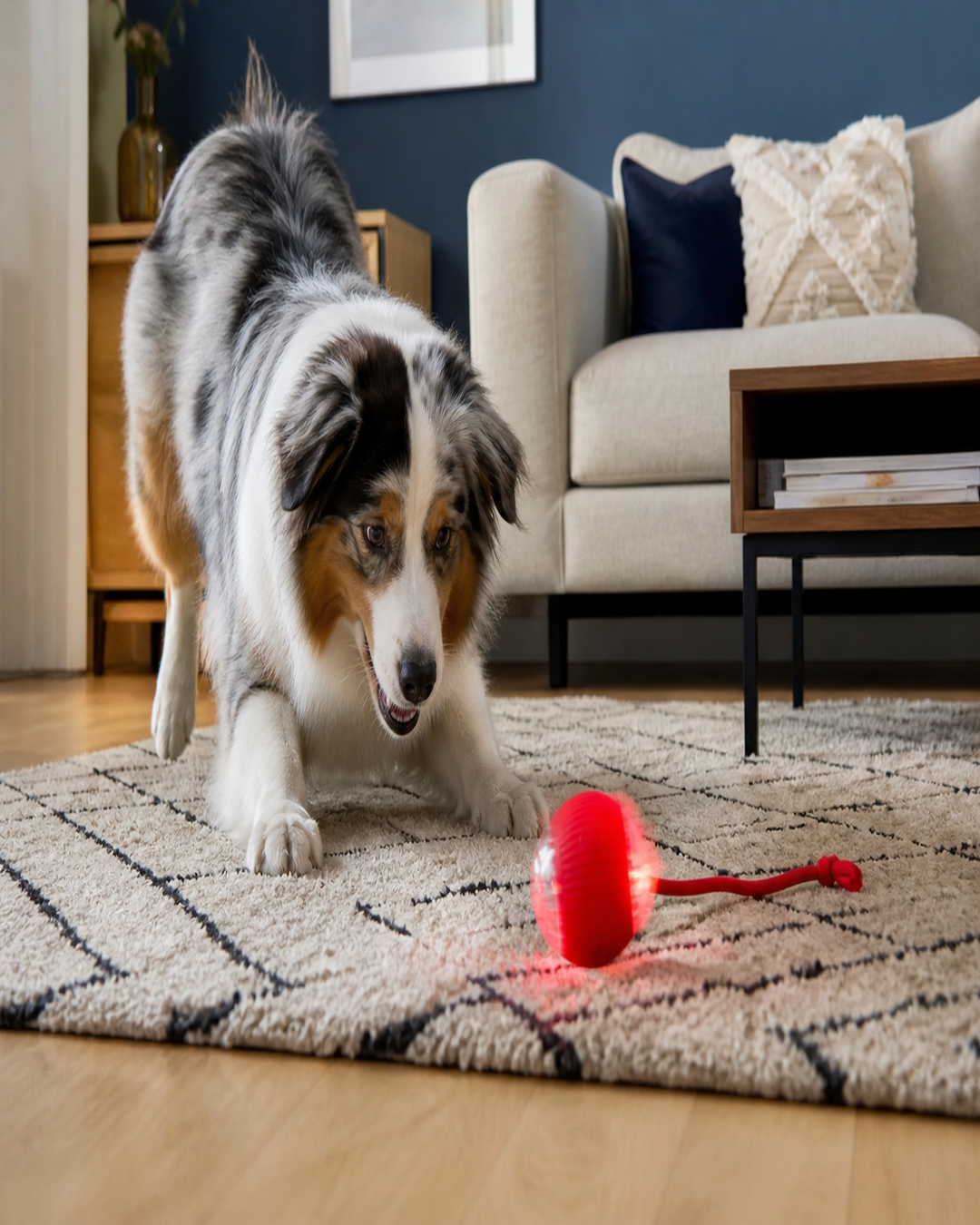 La Balle Vagabonde™ — Votre chien joue. Vous vous reposez. Sans culpabilité.