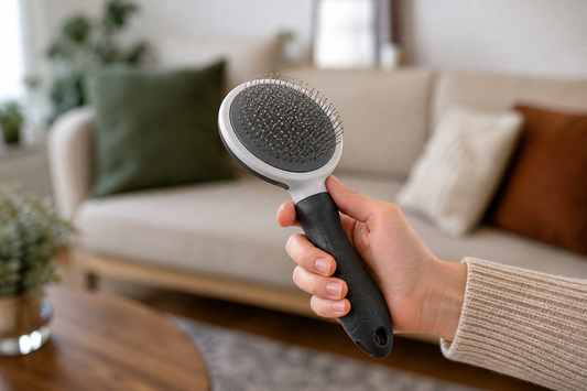 La Brosse Nuage™ — Autonettoyante & Massante