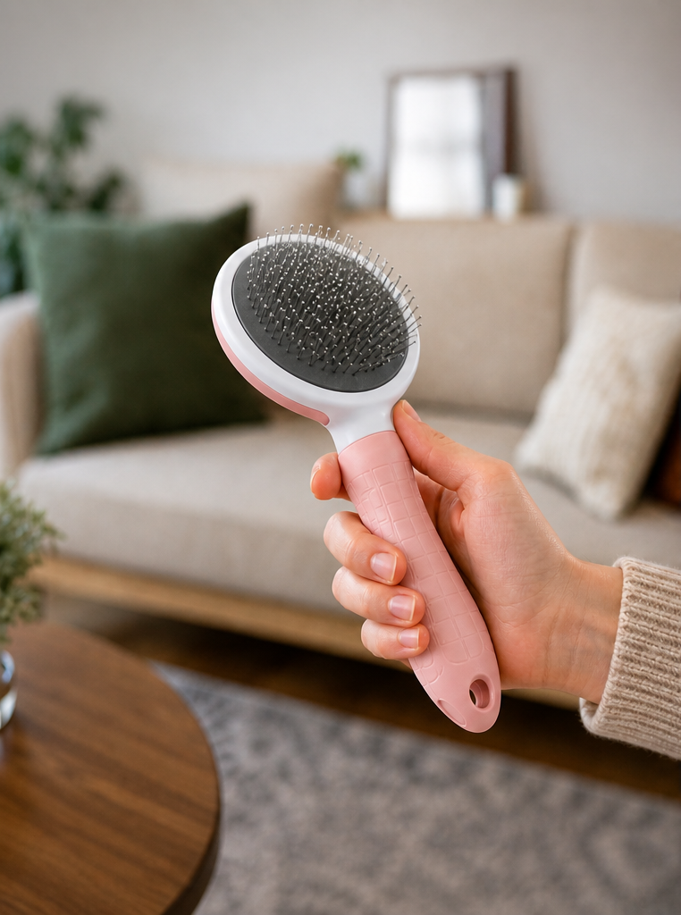 La Brosse Nuage™ — Autonettoyante & Massante
