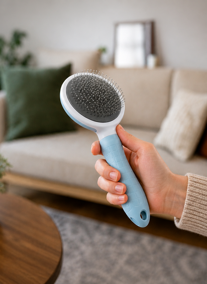 La Brosse Nuage™ — Autonettoyante & Massante